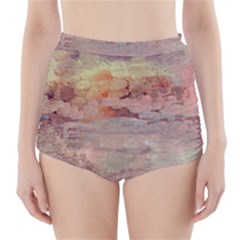 Sunrise High-waisted Bikini Bottoms by digitaldivadesigns