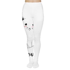 Cute Kitty Women s Tights by Brittlevirginclothing