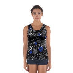 Blue Mind Women s Sport Tank Top  by Valentinaart