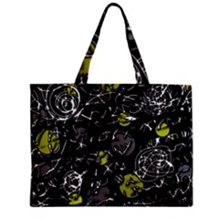 Yellow Mind Zipper Mini Tote Bag by Valentinaart