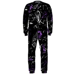 Abstract Mind - Purple Onepiece Jumpsuit (men)  by Valentinaart