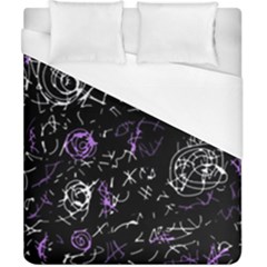 Abstract Mind - Purple Duvet Cover (california King Size) by Valentinaart