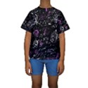 Abstract mind - magenta Kids  Short Sleeve Swimwear View1