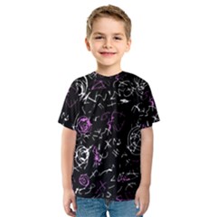 Abstract Mind - Magenta Kids  Sport Mesh Tee