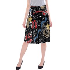 Confusion Midi Beach Skirt by Valentinaart