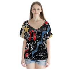 Confusion Flutter Sleeve Top