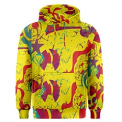 Yellow confusion Men s Pullover Hoodie