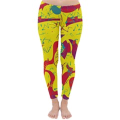 Yellow confusion Classic Winter Leggings