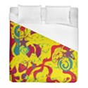 Yellow confusion Duvet Cover (Full/ Double Size) View1