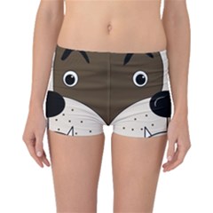 Bulldog Face Boyleg Bikini Bottoms by Valentinaart