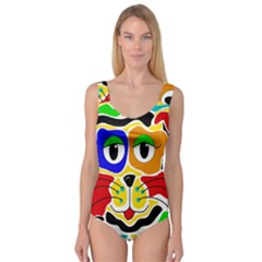 Colorful Cat Princess Tank Leotard 