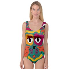 Colorful Cat 2  Princess Tank Leotard 