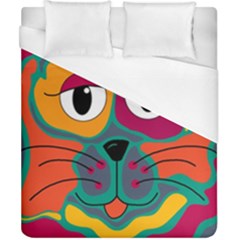 Colorful Cat 2  Duvet Cover (california King Size)