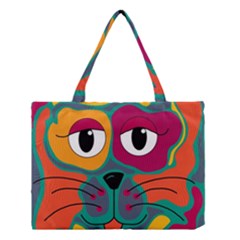 Colorful Cat 2  Medium Tote Bag