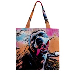 Img 20161203 0001 Zipper Grocery Tote Bag by tigflea