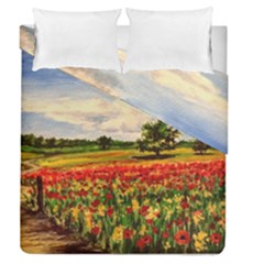  Poppies Duvet Cover Double Side (queen Size)