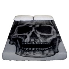 Skull Fitted Sheet (queen Size)