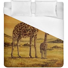 Giraffe Mother & Baby Duvet Cover (king Size)