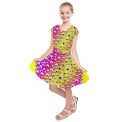 Happy And Merry Music Kids  Short Sleeve Dress