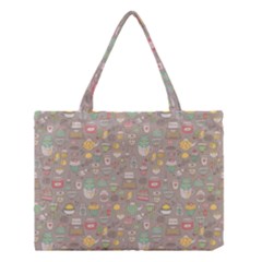 Tea Party Pattern Medium Tote Bag