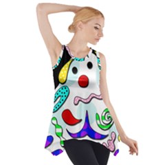 Candy Man` Side Drop Tank Tunic by Valentinaart