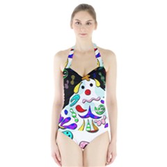 Candy Man` Halter Swimsuit by Valentinaart