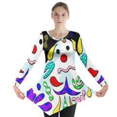 Candy Man` Long Sleeve Tunic  by Valentinaart