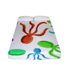 Octopuses Pattern Fitted Sheet (full/ Double Size)