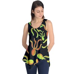 Octopuses Pattern 2 Sleeveless Tunic by Valentinaart