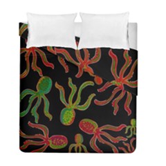 Octopuses Pattern 4 Duvet Cover Double Side (full/ Double Size)