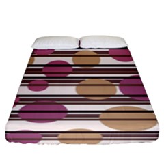 Simple Decorative Pattern Fitted Sheet (king Size)