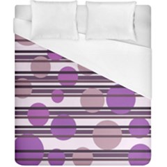 Purple Simple Pattern Duvet Cover (california King Size)