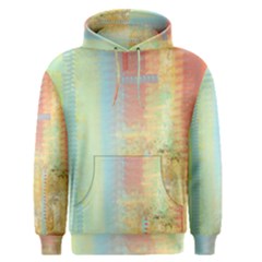 Unique Abstract In Green, Blue, Orange, Gold Men s Pullover Hoodie by digitaldivadesigns