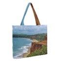 Aerial Seascape Scene Pipa Brazil Medium Zipper Tote Bag View2