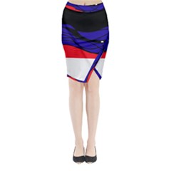 Cool Obsession  Midi Wrap Pencil Skirt