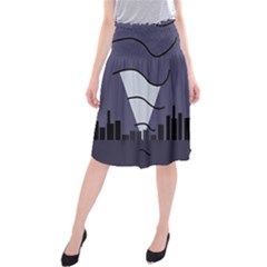 Tesla Midi Beach Skirt by Valentinaart