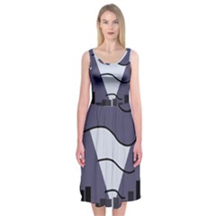 Tesla Midi Sleeveless Dress