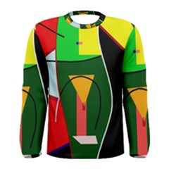 Abstract Lady Men s Long Sleeve Tee by Valentinaart