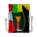 Abstract lady Drawstring Bag (Small) View1