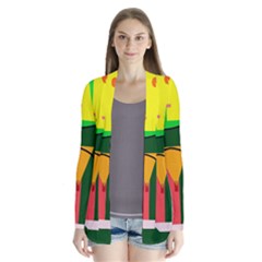 Abstract Lady Cardigans