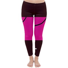 Pink Square  Classic Winter Leggings