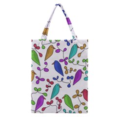 Birds And Flowers Classic Tote Bag