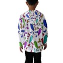 Birds and flowers Hooded Wind Breaker (Kids) View2