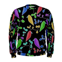 Birds And Flowers 2 Men s Sweatshirt