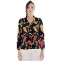 Flowers and birds  Wind Breaker (Women) View1