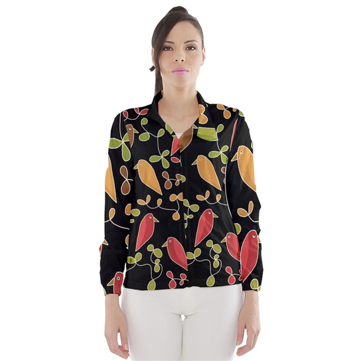 Flowers and birds  Wind Breaker (Women)