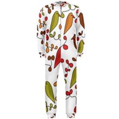 Birds And Flowers 3 Onepiece Jumpsuit (men)  by Valentinaart