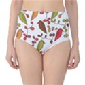 Birds and flowers 3 High-Waist Bikini Bottoms View1