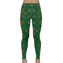 Magic Peacock Night Classic Yoga Leggings