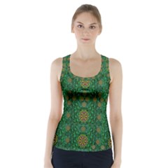 Magic Peacock Night Racer Back Sports Top